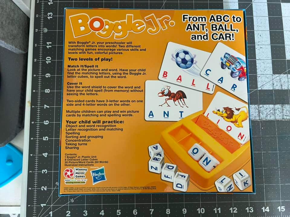 Winning Moves Boggle Jr., Kids Alphabet Learning Game, Ages 3+ customer photo 1
