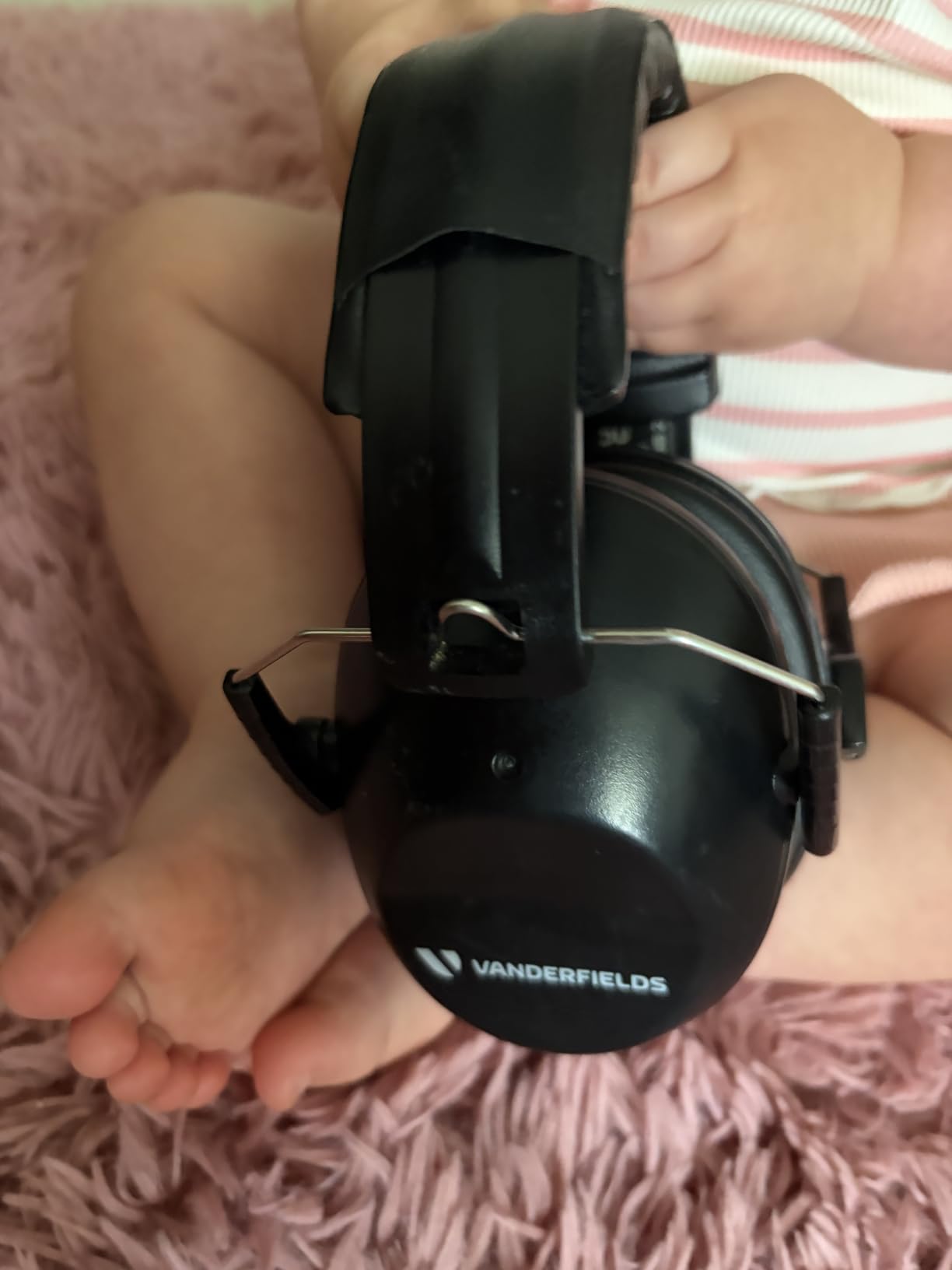 Kids Noise Canceling Headphones - 31 dB (2K Hz) - Ear Protection Earmuffs | Vanderfields' earmuffs protect child's hearing with certified noise-cancellation, soft ear cushions, and adjustable headband customer photo 2