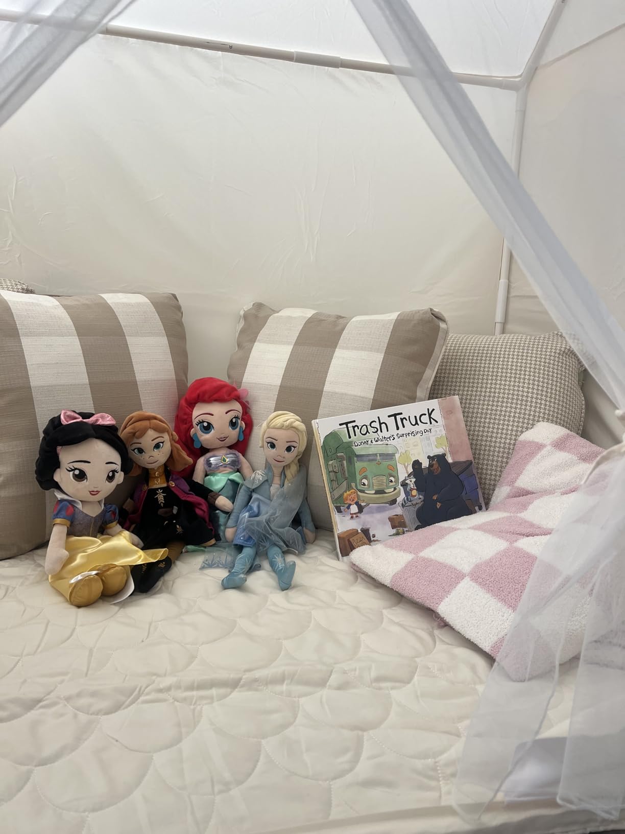 Tiny Land Kids Play Tent, Indoor Playhouse for Ages 3+, Large Reading Nook | Elegant Lace Design, Cozy Indoor Play Space, Complements Modern Playroom Décor, Ideal Gift For Girls & Boys customer photo 2