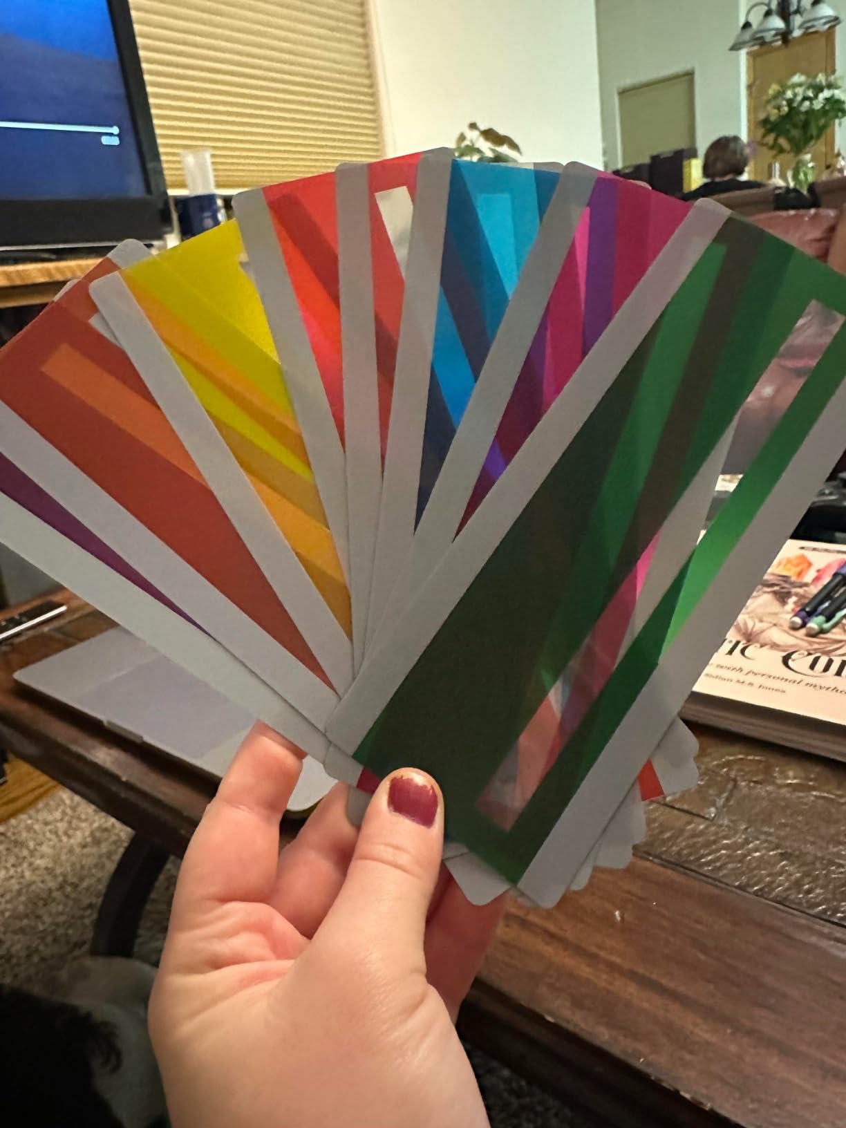 8 Pieces Guided Reading Strips, Colored Highlight Strips - Overlays Reading Bookmark Reading Line Trackers for Kids Dyslexia Reading Strips Student Reading Tools customer photo 2