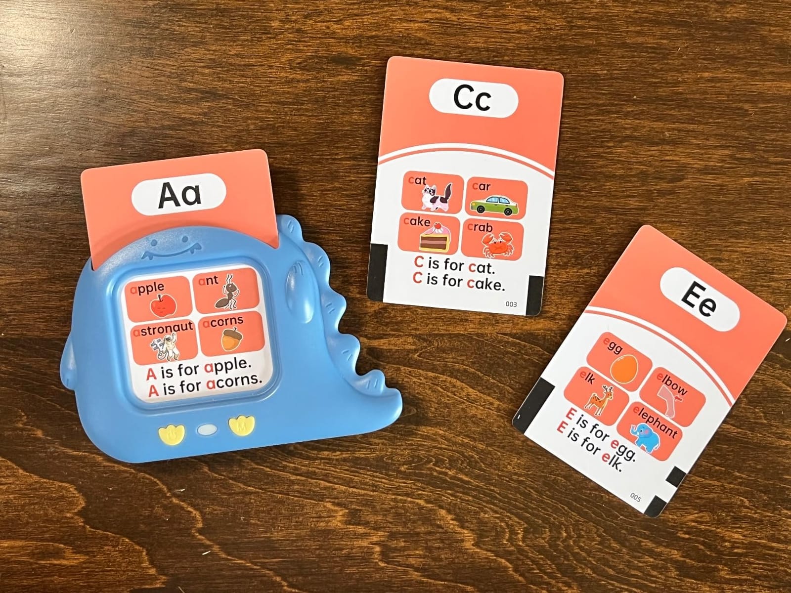 Phonics Talking Flash Cards for Toddlers 3-8, Airbition Learn to Read in 20 Stages, Digraphs CVC Blends Long Vowel Sounds Spelling Reading,Kindergarten First Second Grade Homeschool Educational Study customer photo 2