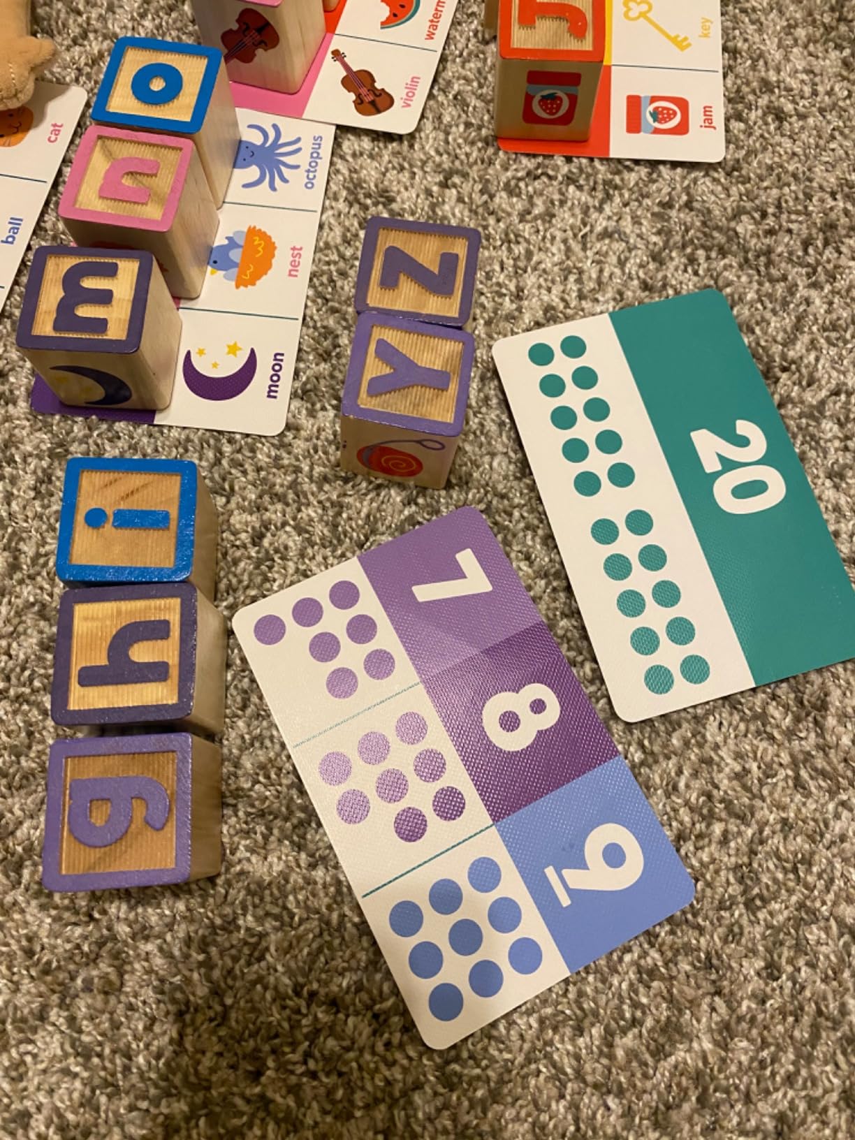 Melissa & Doug Ms. Rachel Letter, Number, and Game Wooden Learning Blocks with Activity Cards - FSC Certified customer photo 2