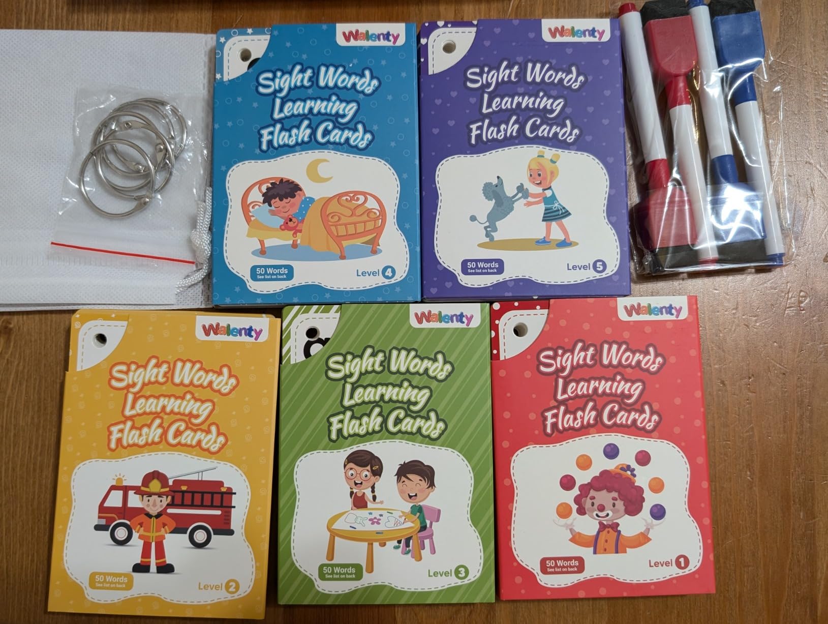 Sight Words Flash Cards Kindergarten, Kindergarten 1st Grade Workbooks | Reading Writing Spelling Sight Word Games, Learn to Read Books for Kids, 250 Dolch & Fry Words, Preschool Homeschool Supplies customer photo 2