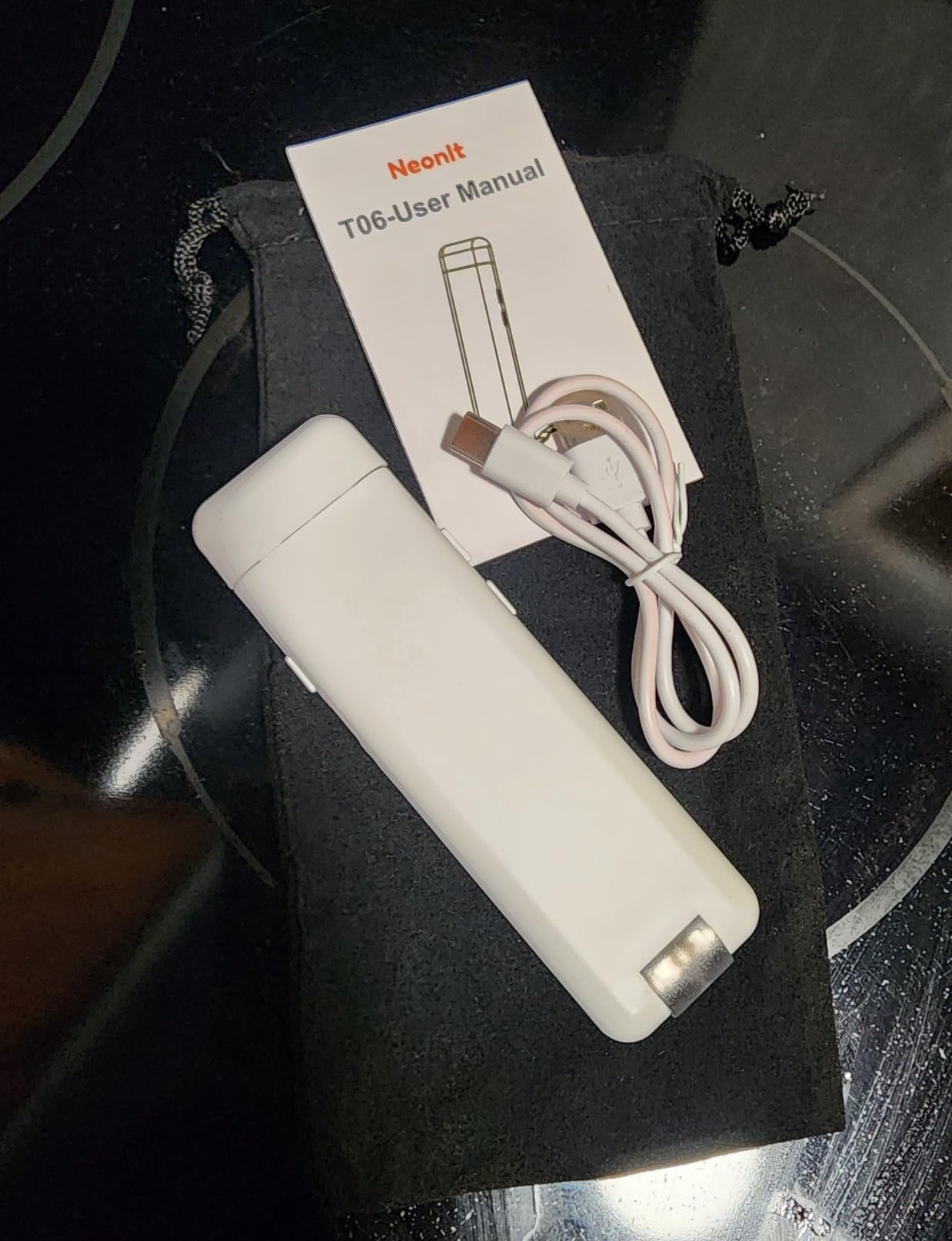 Reading Light,Rechargeable Book Light for Reading in Bed,Upgraded Portable Clip-on LED Bookmark Lamp with Damping Hinge,Long Lasting,3 Colors&5 Brightness&Timer for Book Lovers,Kids(White) customer photo 1