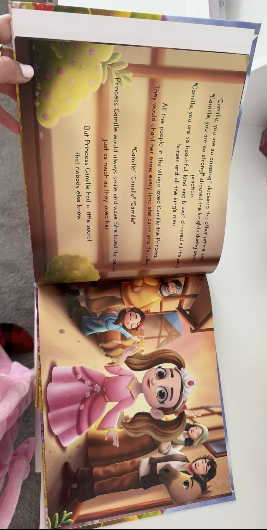 Personalized Princess Story Book - Custom Book with Girls Name customer photo 2