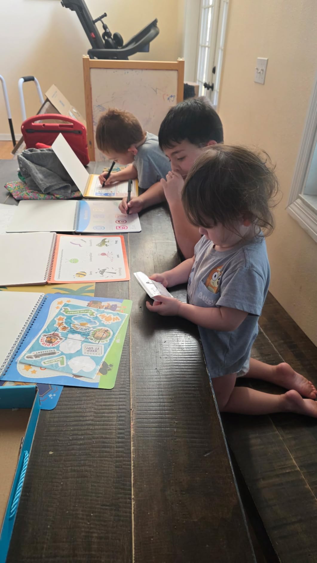 Magic Grooved Writing Practice Books & Kindergarten Workbooks Ages 3-7 | Reusable Handwriting Copybook Set with Disappearing Magic Ink Pens for Preschool Learning customer photo 2