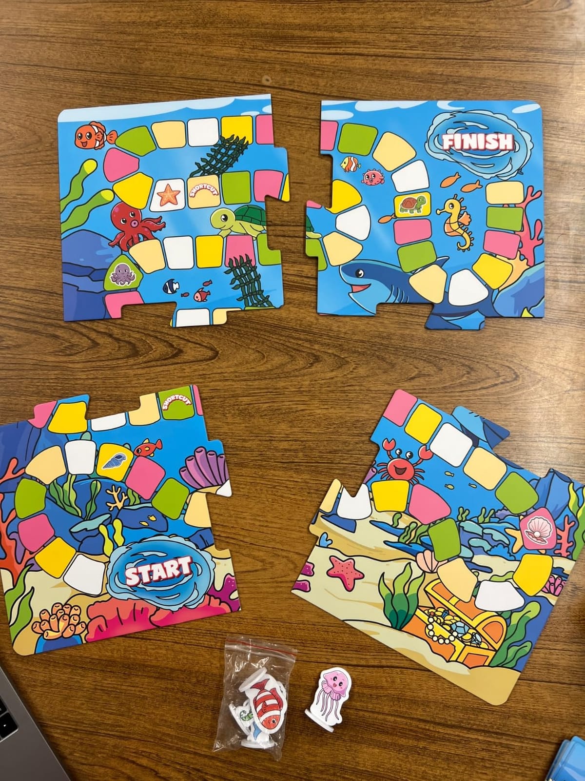 Broytain Word Ocean Phonics Board Game for Kids, Educational Learning Board Game for Boys and Girls, Reading and Spelling Game Ages 4-6, Classroom Travel Indoor Outdoor Family Game customer photo 1