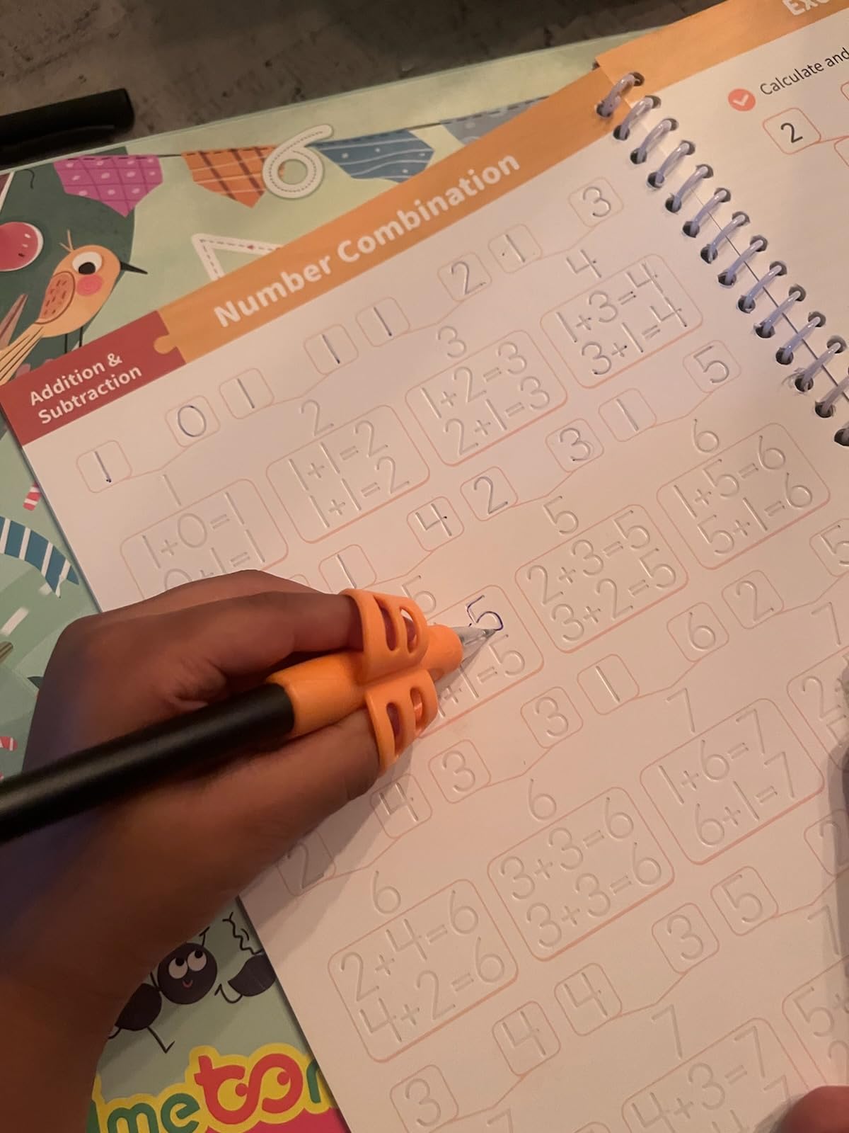 Magic Grooved Writing Practice Books, Reusable 3D Groove Handwriting Practice Workbooks for Kids Ages 3-8, Large Preschool Writing Books with Disappearing Ink for Kids 5-7 (Practice 6-Books) customer photo 2