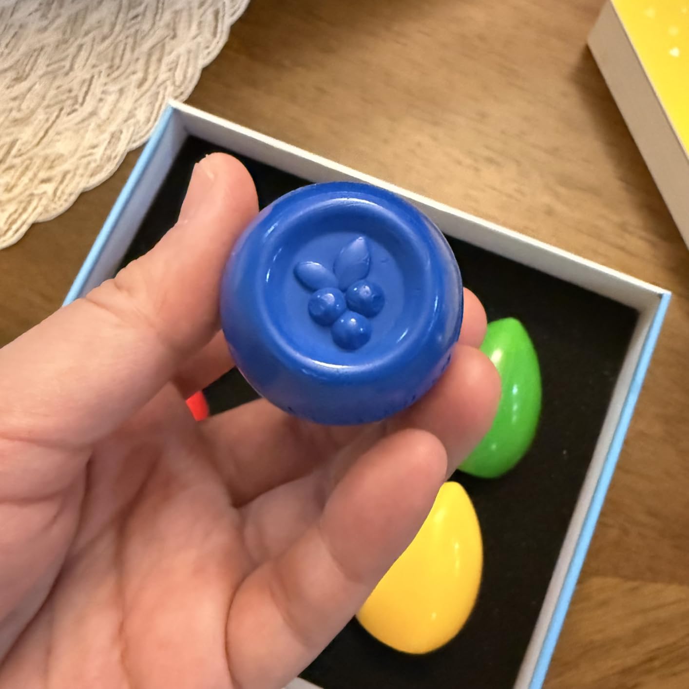 Egg Crayons for Toddler 1-3, Non Toxic Jumbo Crayons, 6 Colors | Palm-Grasp Baby Crayons, Washable Toddler Crayons for Kids, Fat Brain Toys for Art Supplies & Perfect Gifts for Boys & Girls customer photo 2