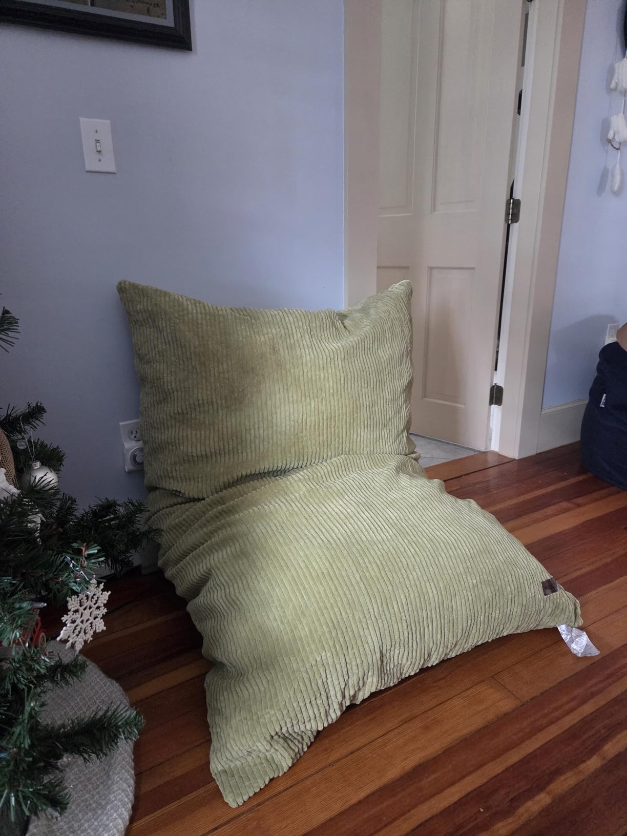 MAXYOYO 3 in 1 Kids Bean Bag Chair, Comfy Floor Sofa with Removed Cover customer photo 1