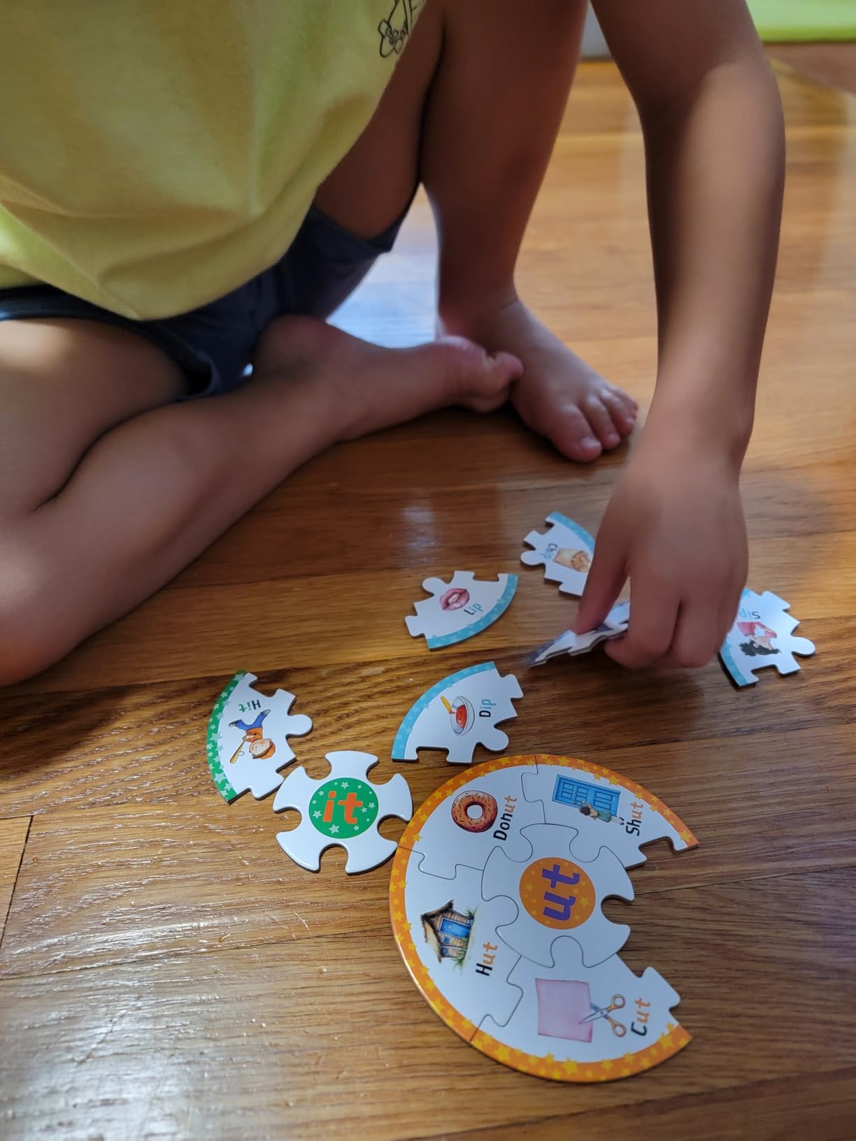 Phonics Puzzles, Short Vowel Sound Blends-30 Phonics & 150 Sight Words, Phonetic Rhyming Game Learn to Read Spell First Word Early Educational Tool for Toddlers, Preschool, Kindergarten, Homeschooling customer photo 1