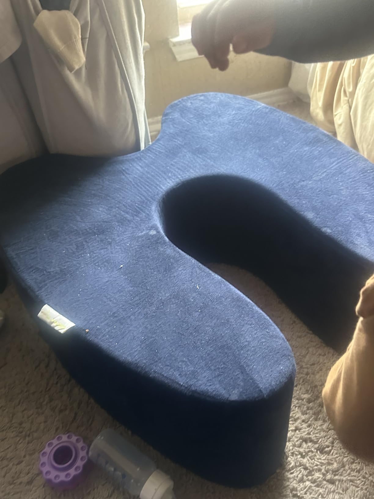 Sensory Soft Squeeze Seat - Calming Compression Chair for Kids with Sensory Needs, Washable Cover, Rocking Design customer photo 1