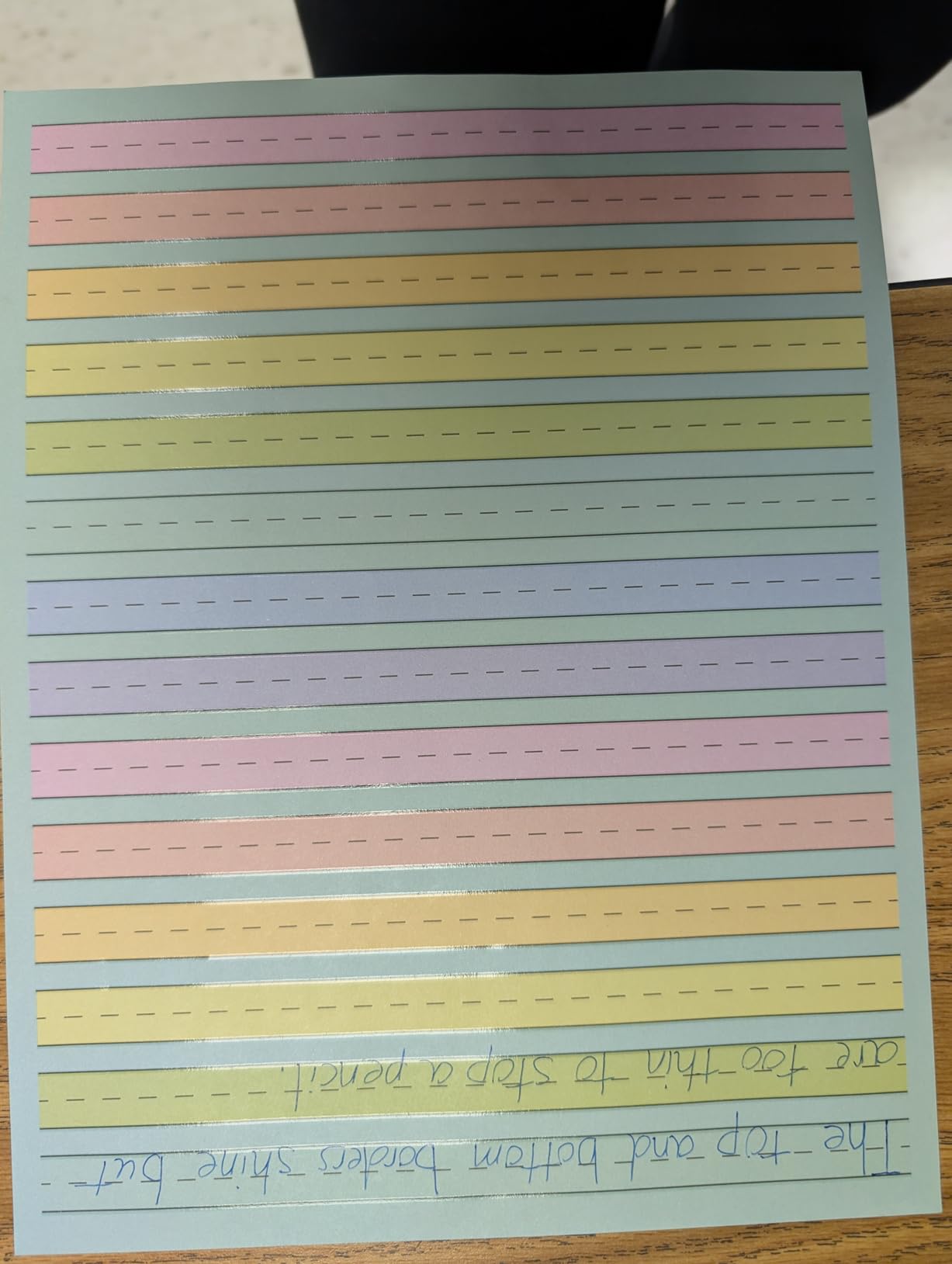 50 Sheets Handwriting Paper 8.5