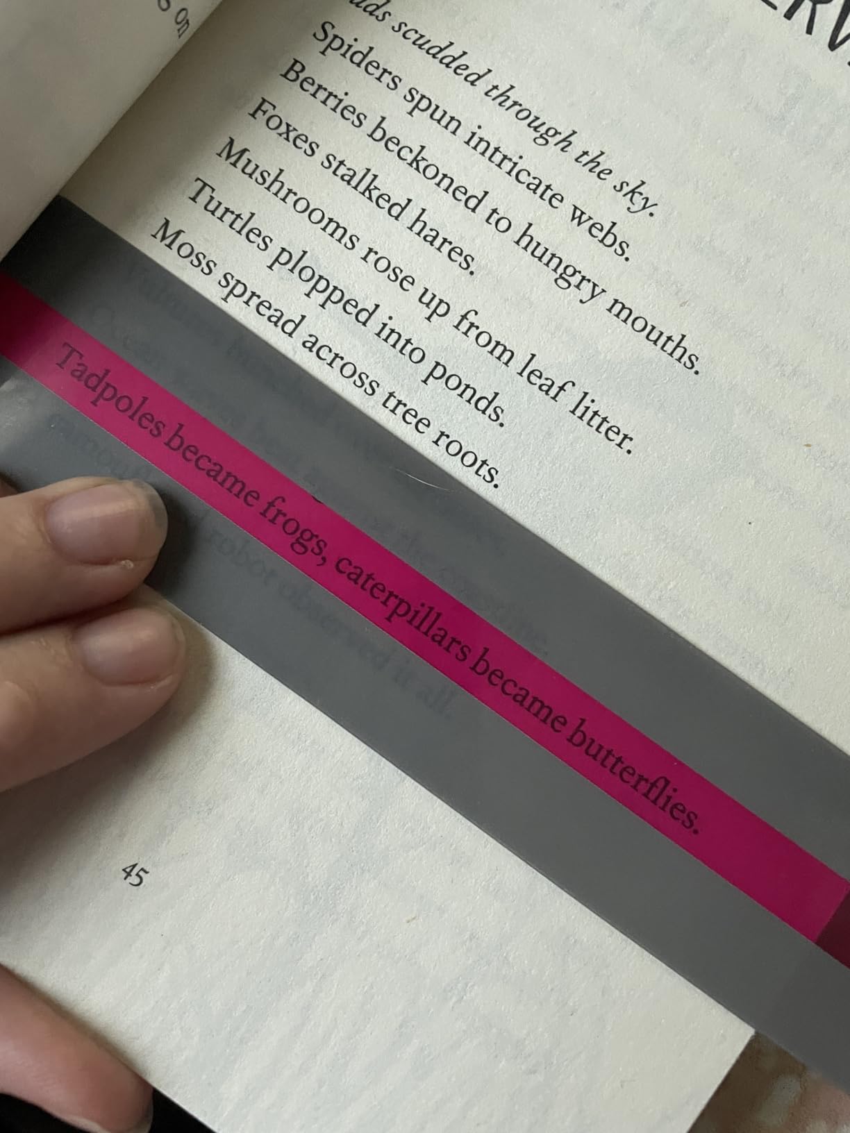 16 Pieces Guided Reading Strips with 2 Sizes - Colored Overlay Dyslexia Reading Tools, Highlight Line Reading Bookmarks for Students & Teachers customer photo 1
