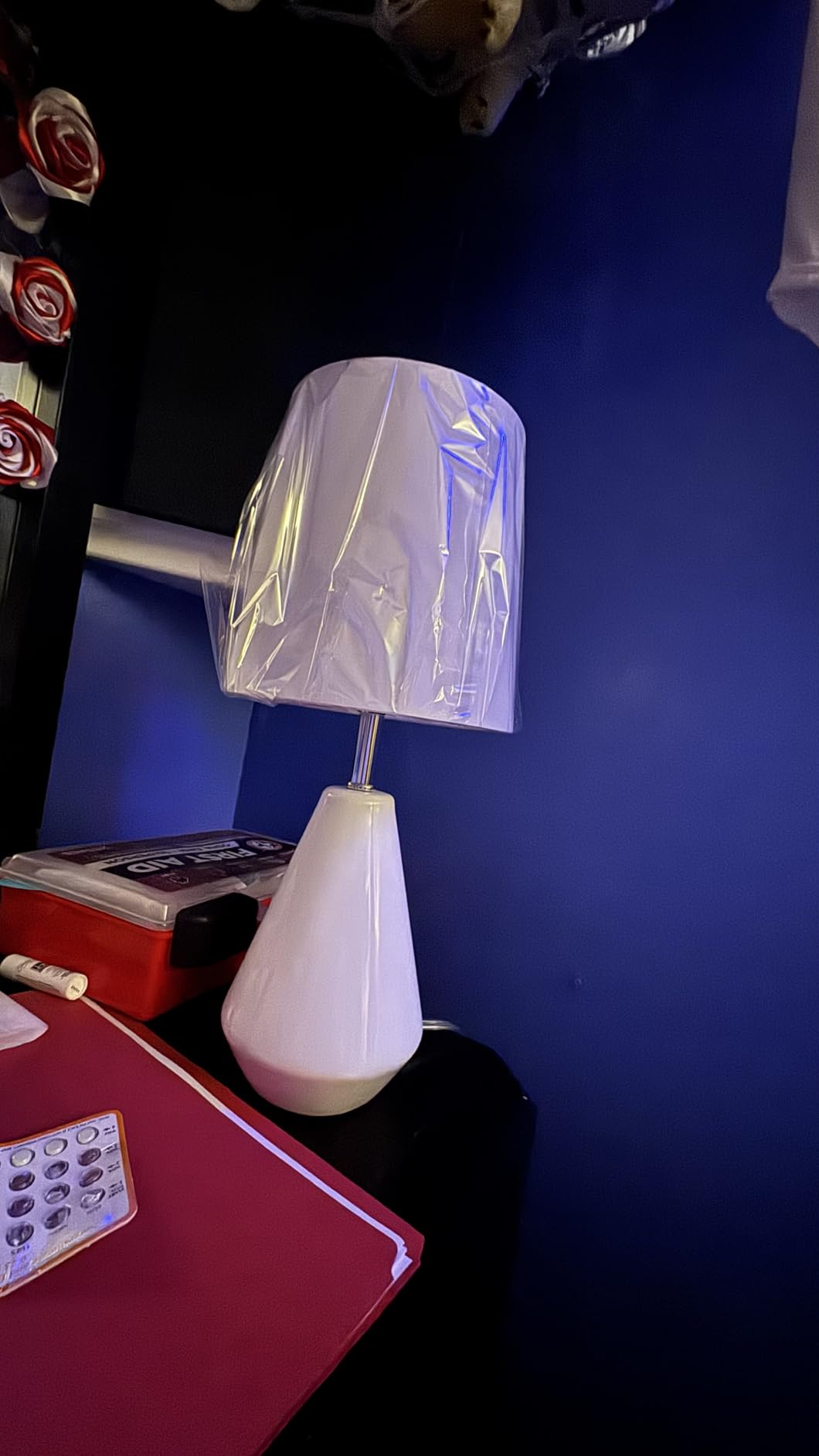 Small Bedside Table Lamp for Bedroom - Reading Desk Lamp with 3 Color Temperatures, 15.5