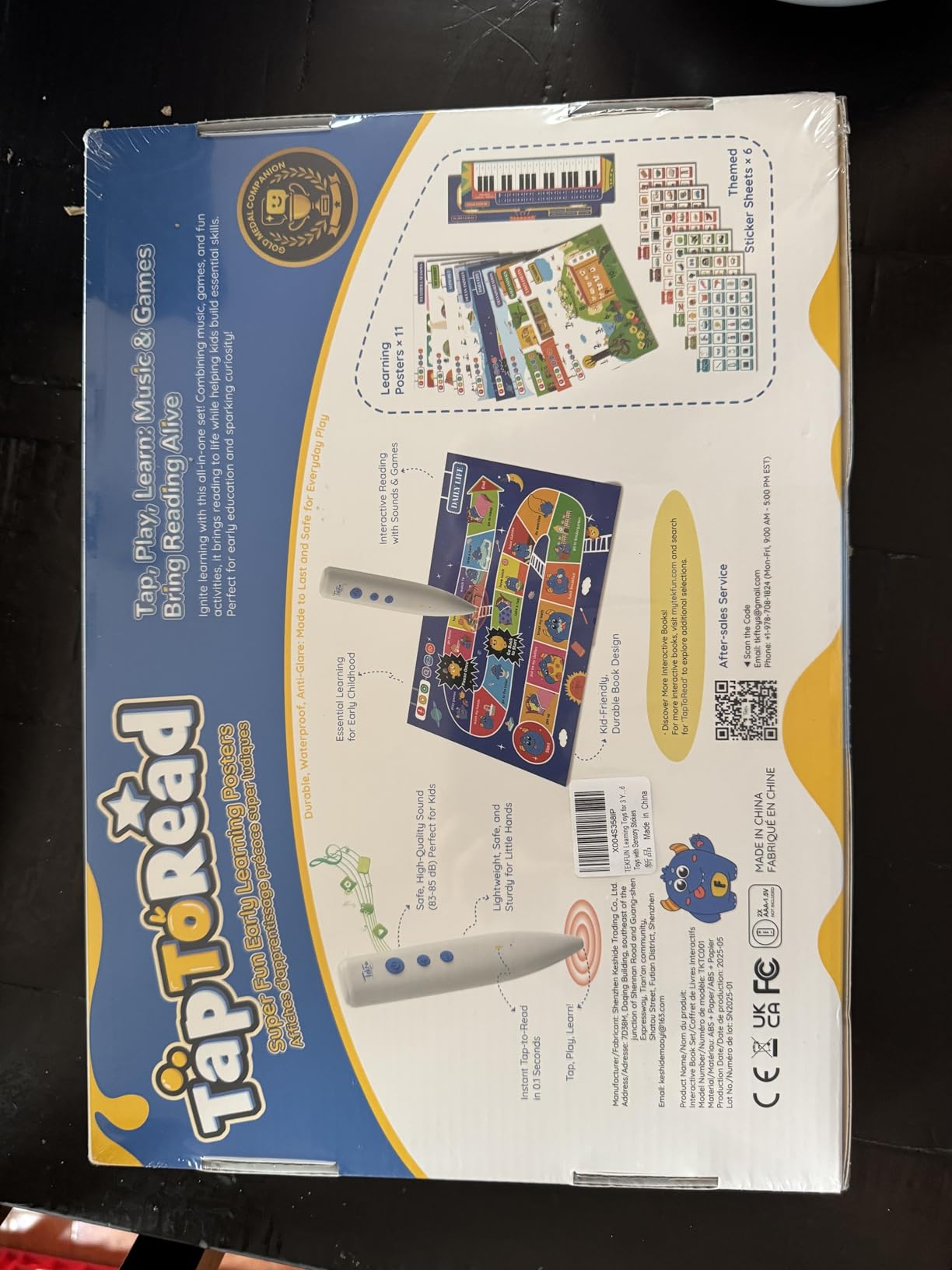 TEKFUN Talking Pen Books Sets, Interactive Audio Sound Books Kids Learning Electronic Toys, Autism Sensory Games customer photo 2