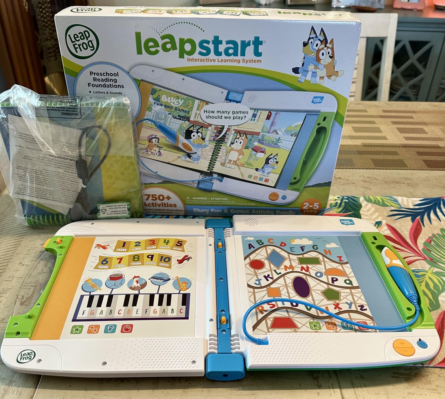 LeapFrog LeapStart Bluey Fun and Games Activity Bundle customer photo 2