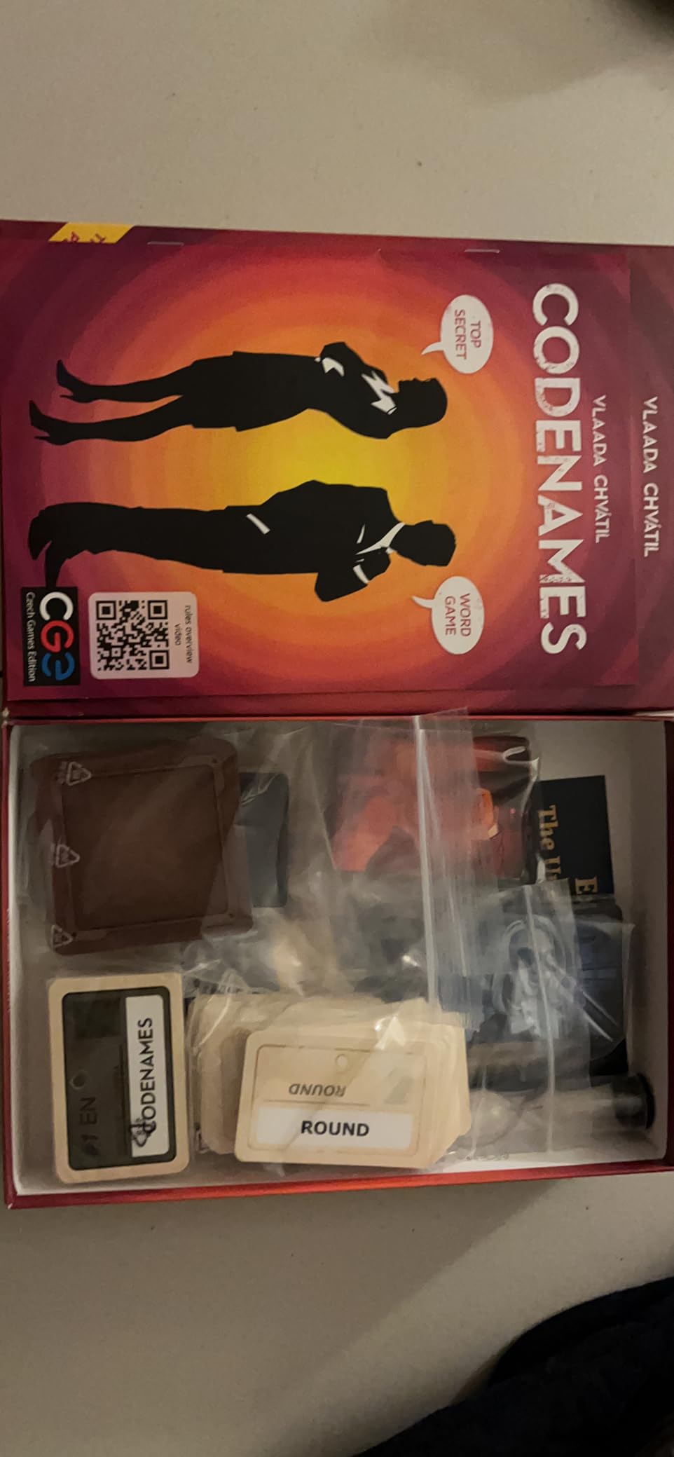CGE Codenames Board Game (2nd Edition) | The Top Secret Word Association Party Game for Friends & Family Game Nights, 4+ Players customer photo 1