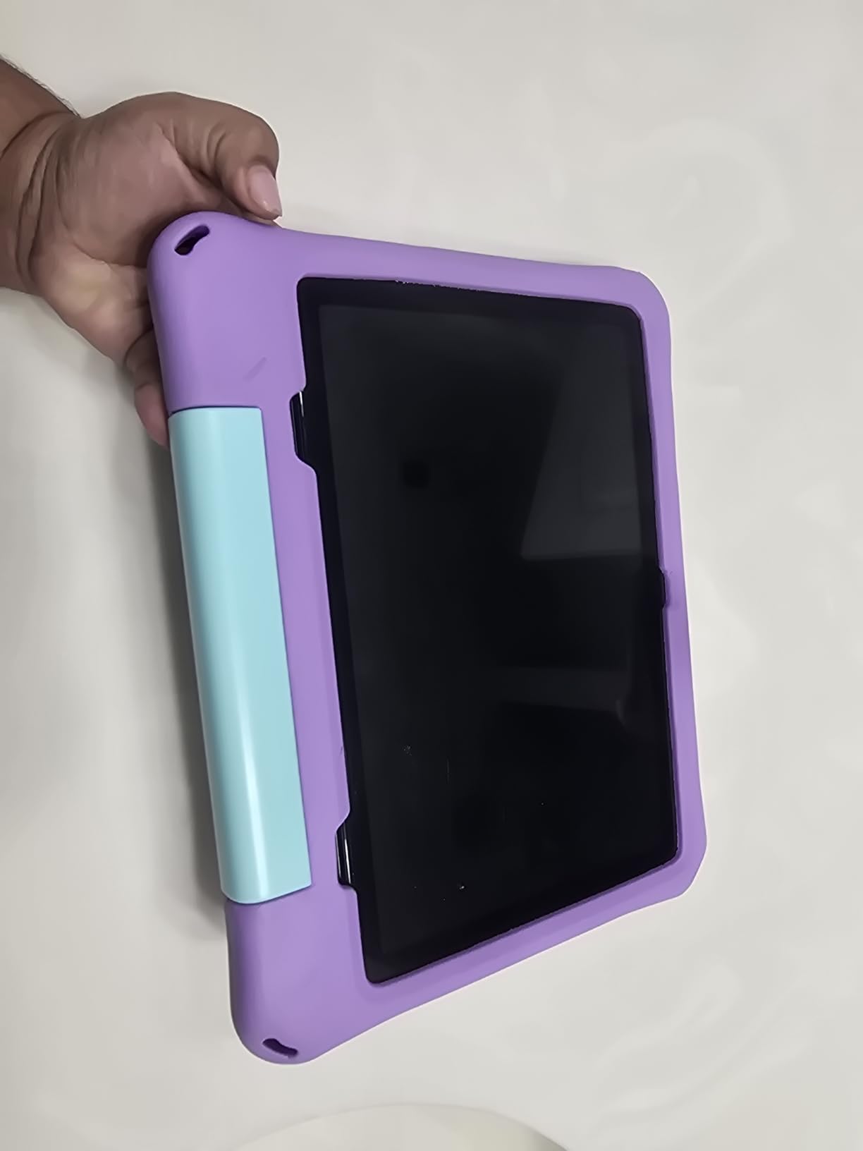 JIKOCXN Kids Tablet, Android 16 Tablet for Kids 10 inch Octa-Core with Case, 24GB RAM 64GB ROM 1TB TF Card Expandable for Toddler Children, Parental Control, Dual Camera, BT5.0, WiFi, Gift (Purple) customer photo 1