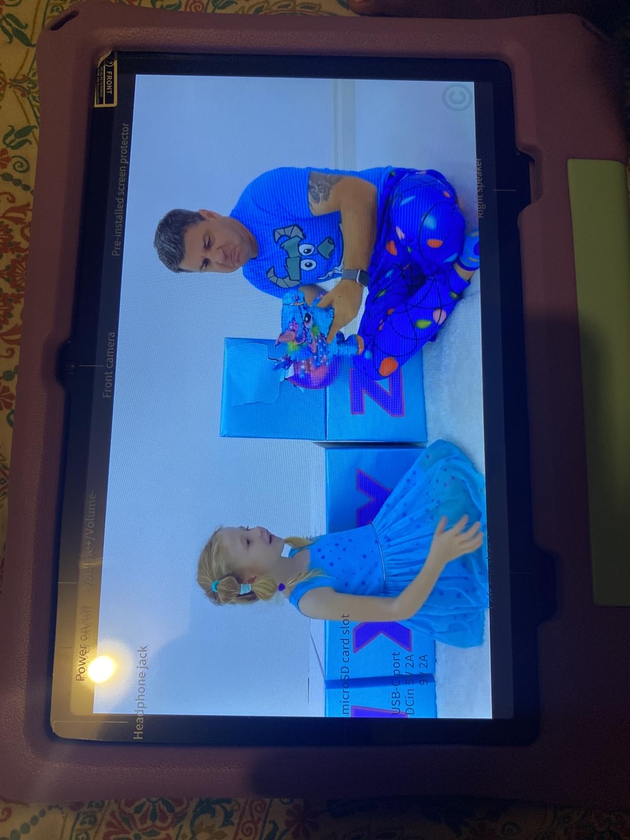 JIKOCXN Kids Tablet, Android 16 Tablet for Kids 10 inch Octa-Core with Case, 24GB RAM 64GB ROM 1TB TF Card Expandable for Toddler Children, Parental Control, Dual Camera, BT5.0, WiFi, Gift (Purple) customer photo 2