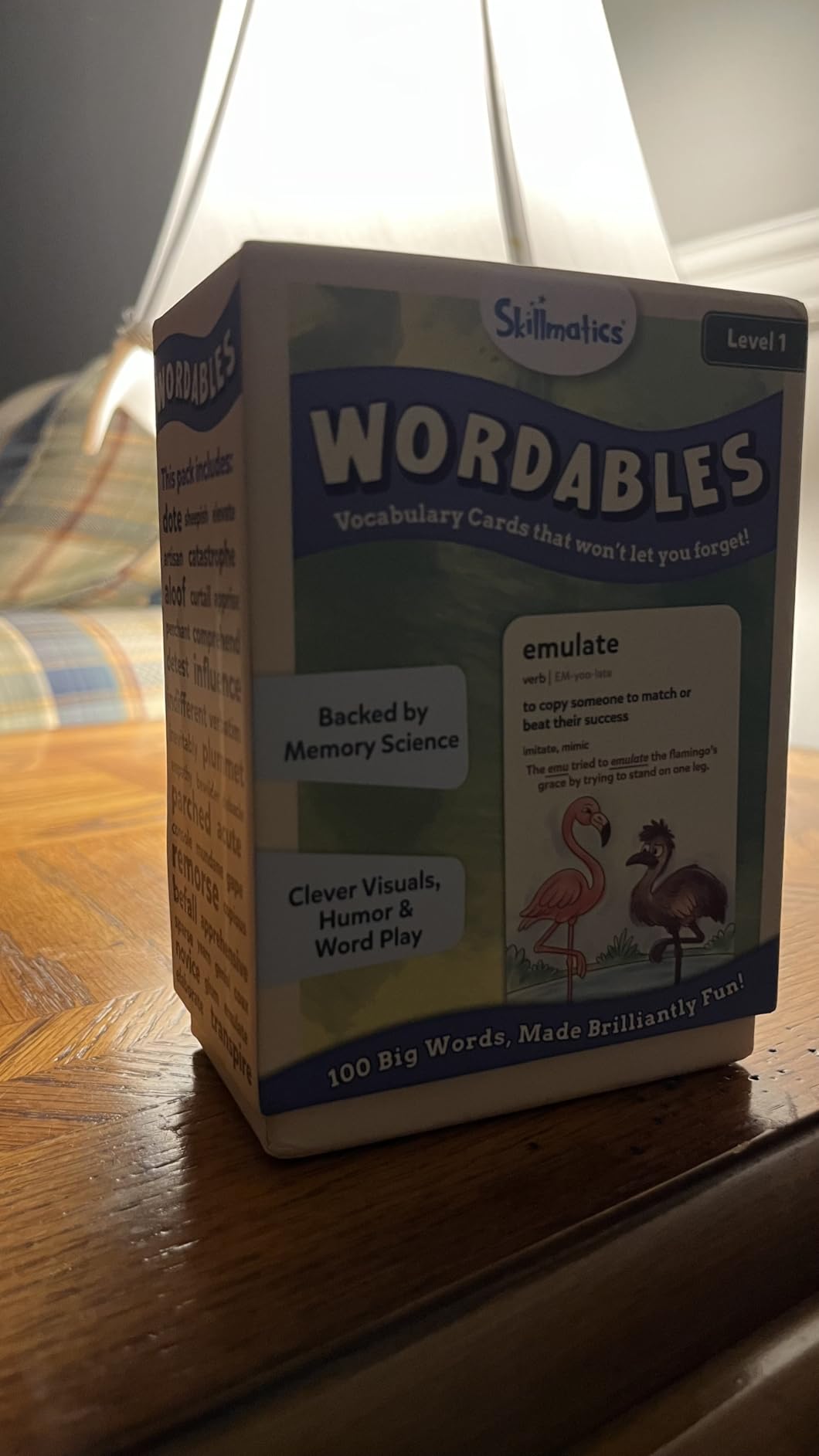 Skillmatics Educational Vocabulary Flash Cards for Kids - Wordables Level 1 | Screen-Free Learning, Spelling Game, Learn 100 words with Wordplay, Visuals, & Soundplay, Gift for Ages 8, 9, 10 & Up customer photo 1