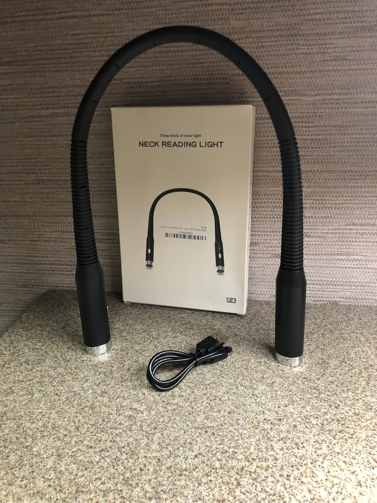 Choudao Book Light, Eye Caring Reading Light, Bendable Neck Light | 3-Color & Brightness Dimmable customer photo 1