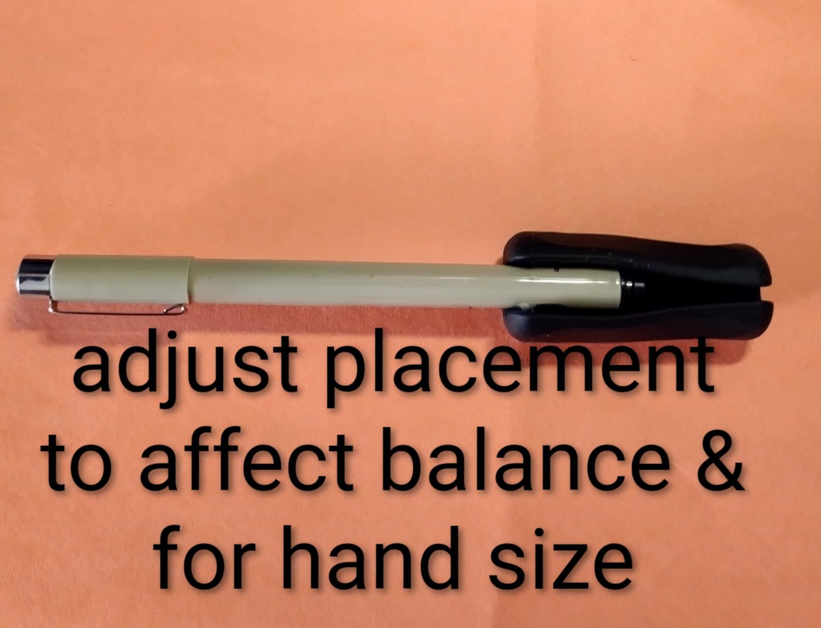 Weighted Pencil Grips 4 Pack, 1 oz Silicone Handwriting Aids for Kids & Adults, Writing Support for Dysgraphia, Autism, ADHD, Arthritis, Tremors, Grip Strength & Fine Motor Skills customer photo 1