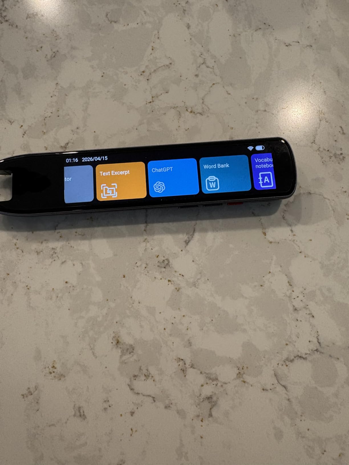 Scan Translation Pen - 142 Languages Smart Dyslexia Assistive Tool, Speech/Scan-to-Text Reading Pen for Learning Difficulties, Language Learners, Elderly Users (10 Offline Languages) customer photo 1