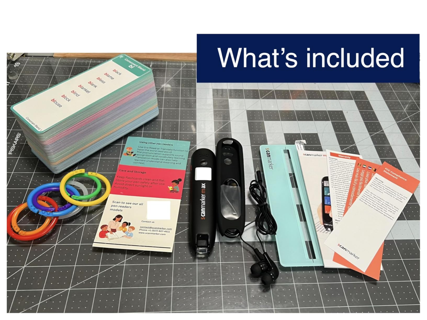 Scanmarker Max Back to School Supply Bundle Reading Pen + Phonics Cards | Designed for Classroom Support with Phonics Assistance, Lock Function and Assistive Web App customer photo 2