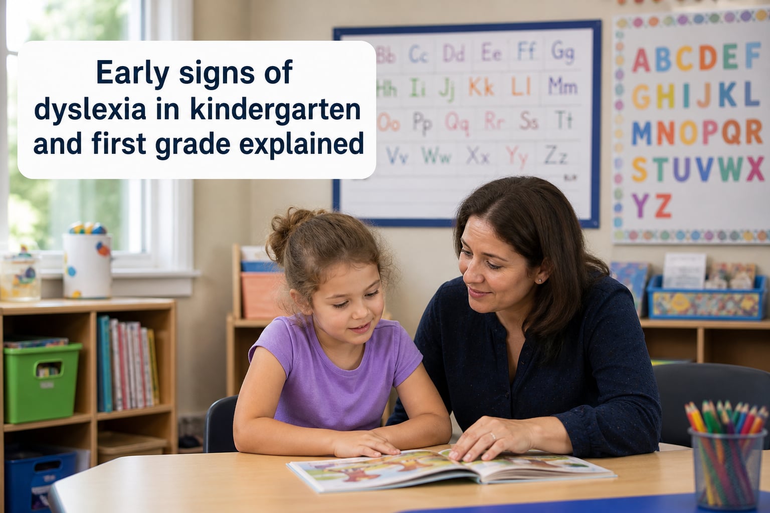 Early signs of dyslexia in kindergarten and first grade explained