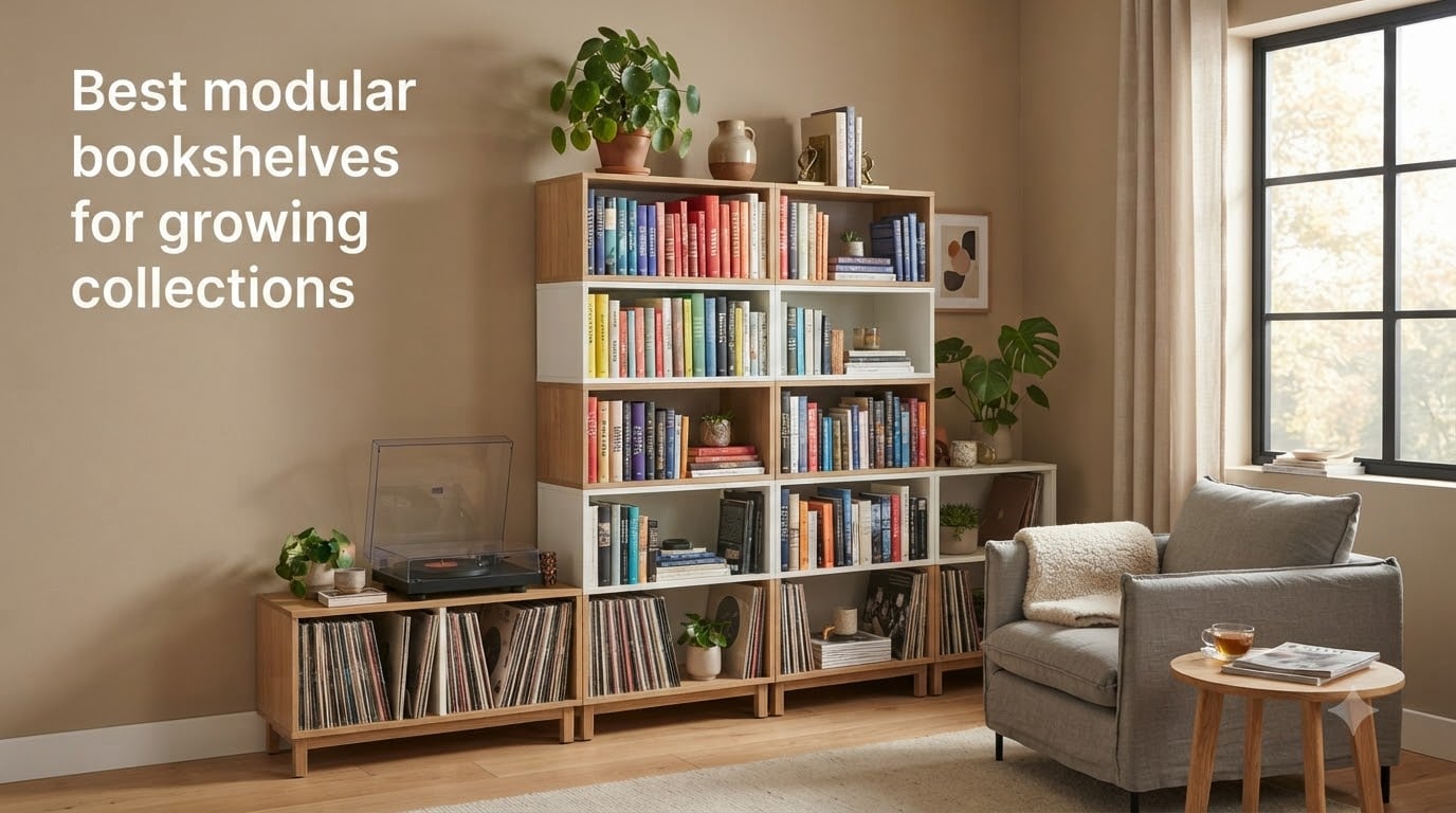 Best modular bookshelves for growing collections