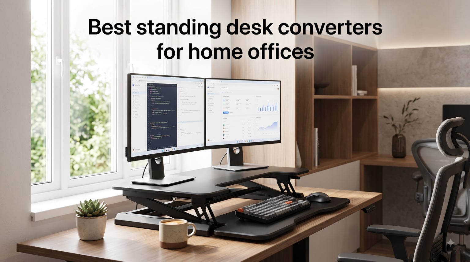 Best standing desk converters for home offices