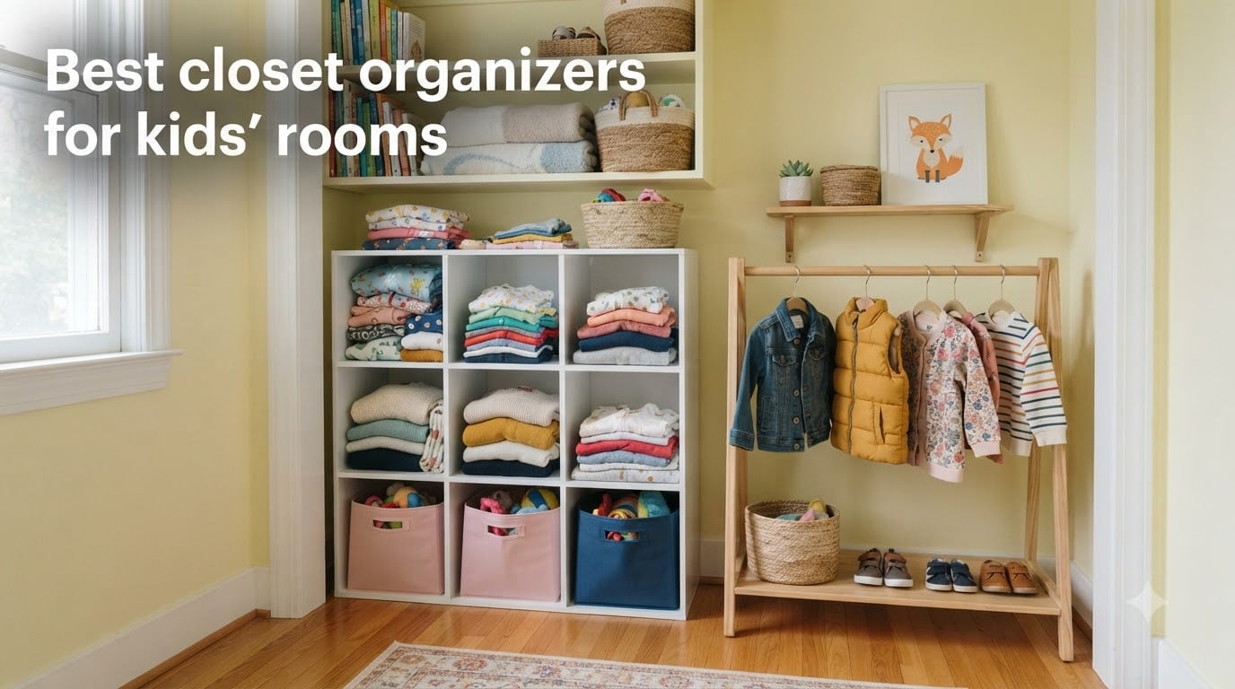 Best closet organizers for kids' rooms