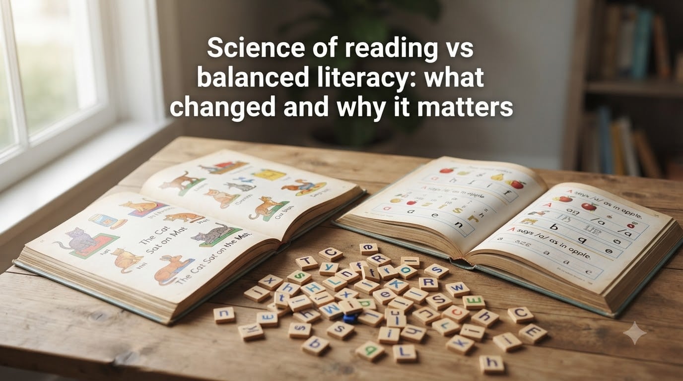 Science of reading vs balanced literacy: what changed and why it matters
