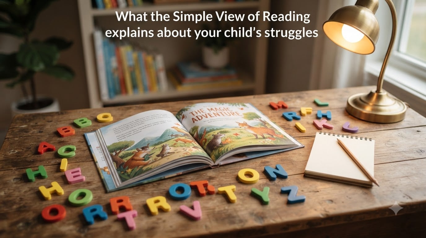 What the Simple View of Reading explains about your child's struggles