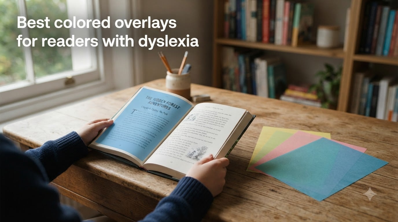 Best colored overlays for readers with dyslexia