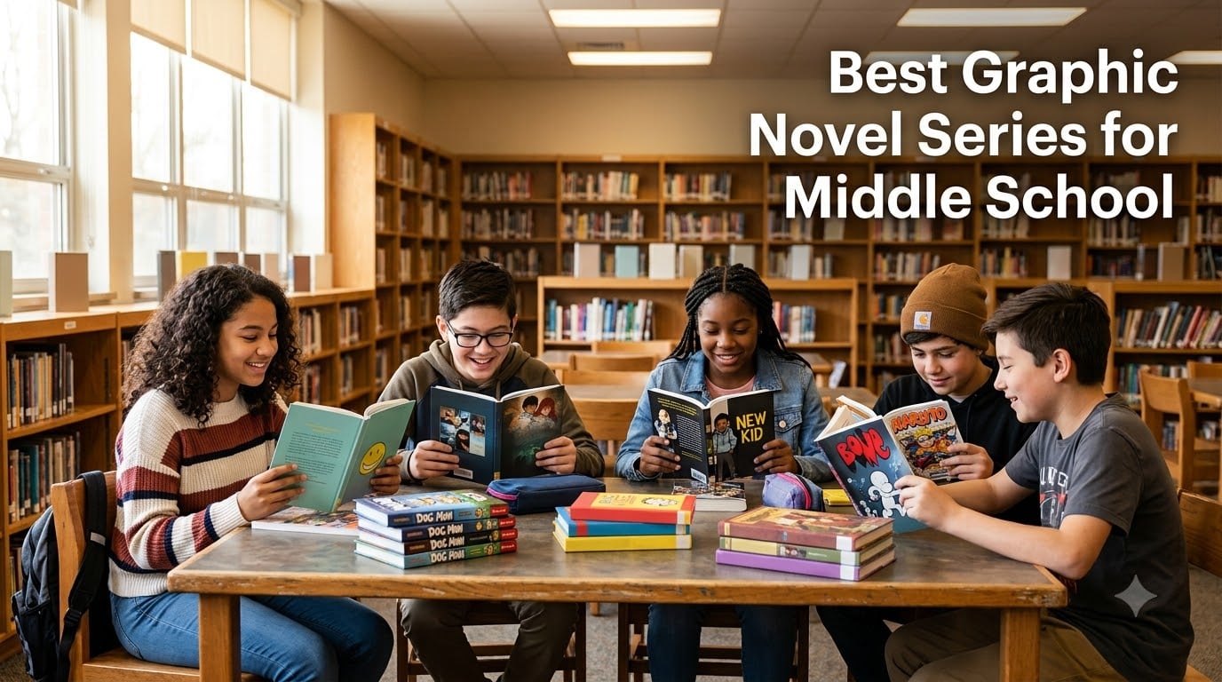 Best Graphic Novel Series for Middle School