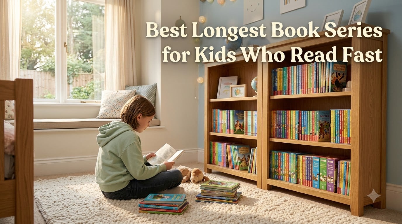 Best Longest Book Series for Kids Who Read Fast