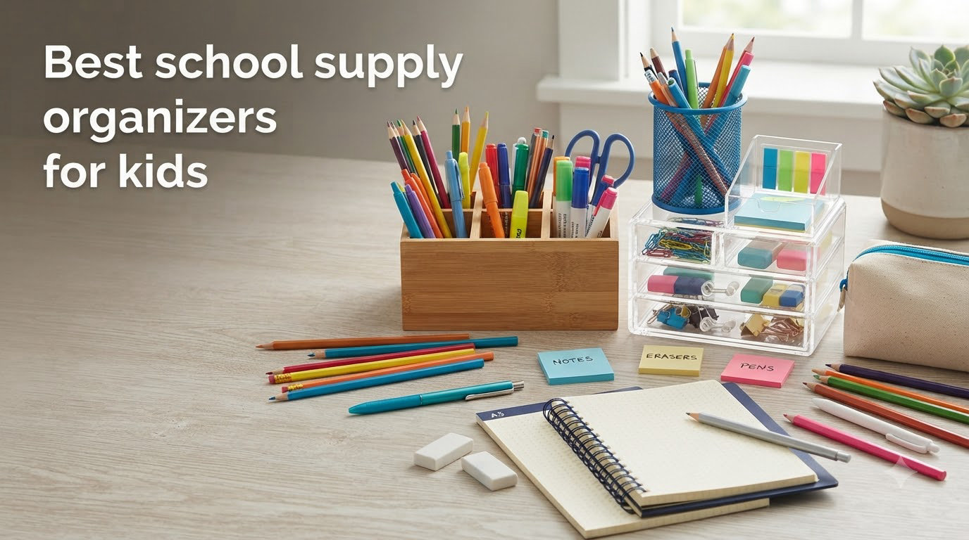 Best school supply organizers for kids