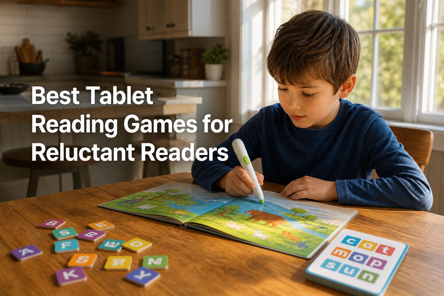 Best Tablet Reading Games for Reluctant Readers