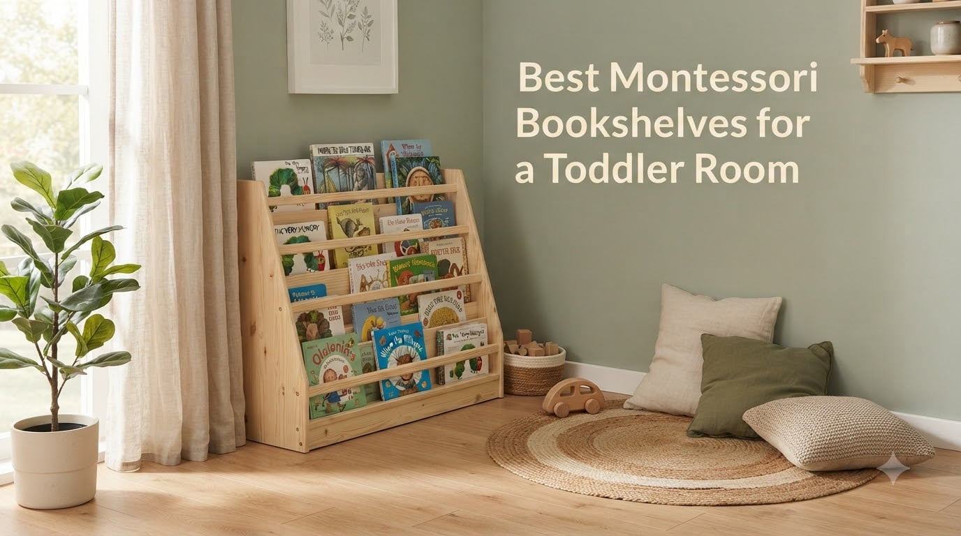 Best Montessori Bookshelves for a Toddler Room