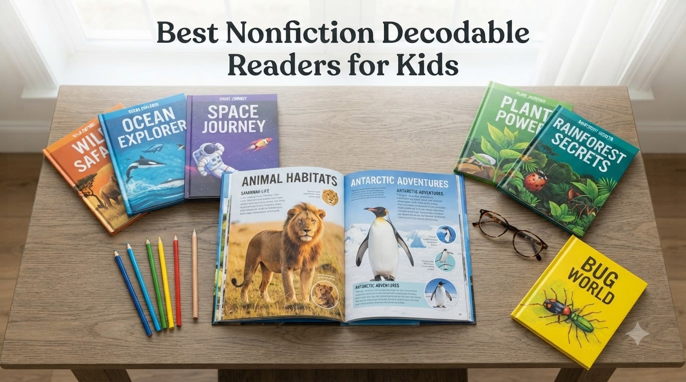 Best Nonfiction Decodable Readers for Kids