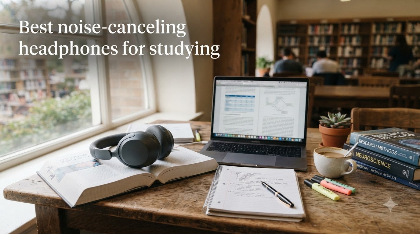 Best noise-canceling headphones for studying