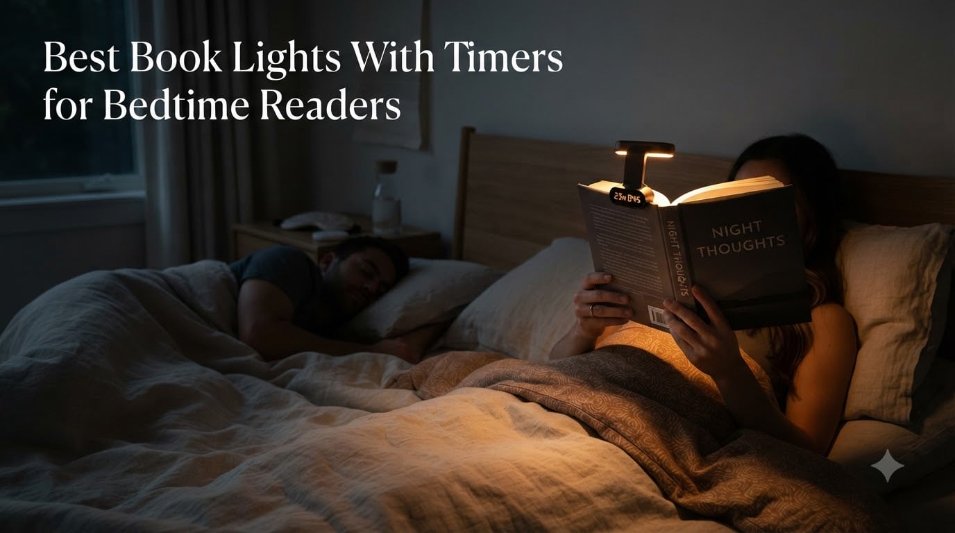 Best Book Lights With Timers for Bedtime Readers