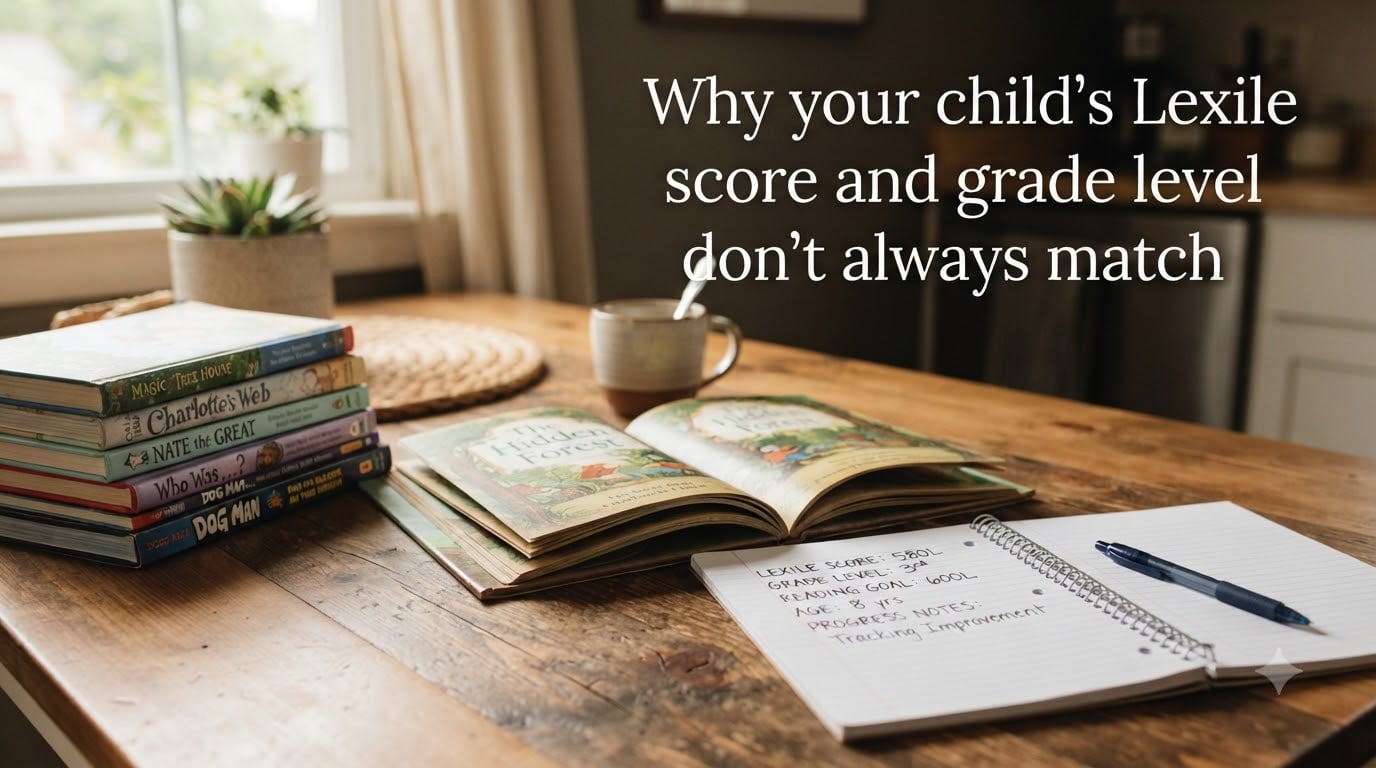Why your child's Lexile score and grade level don't always match