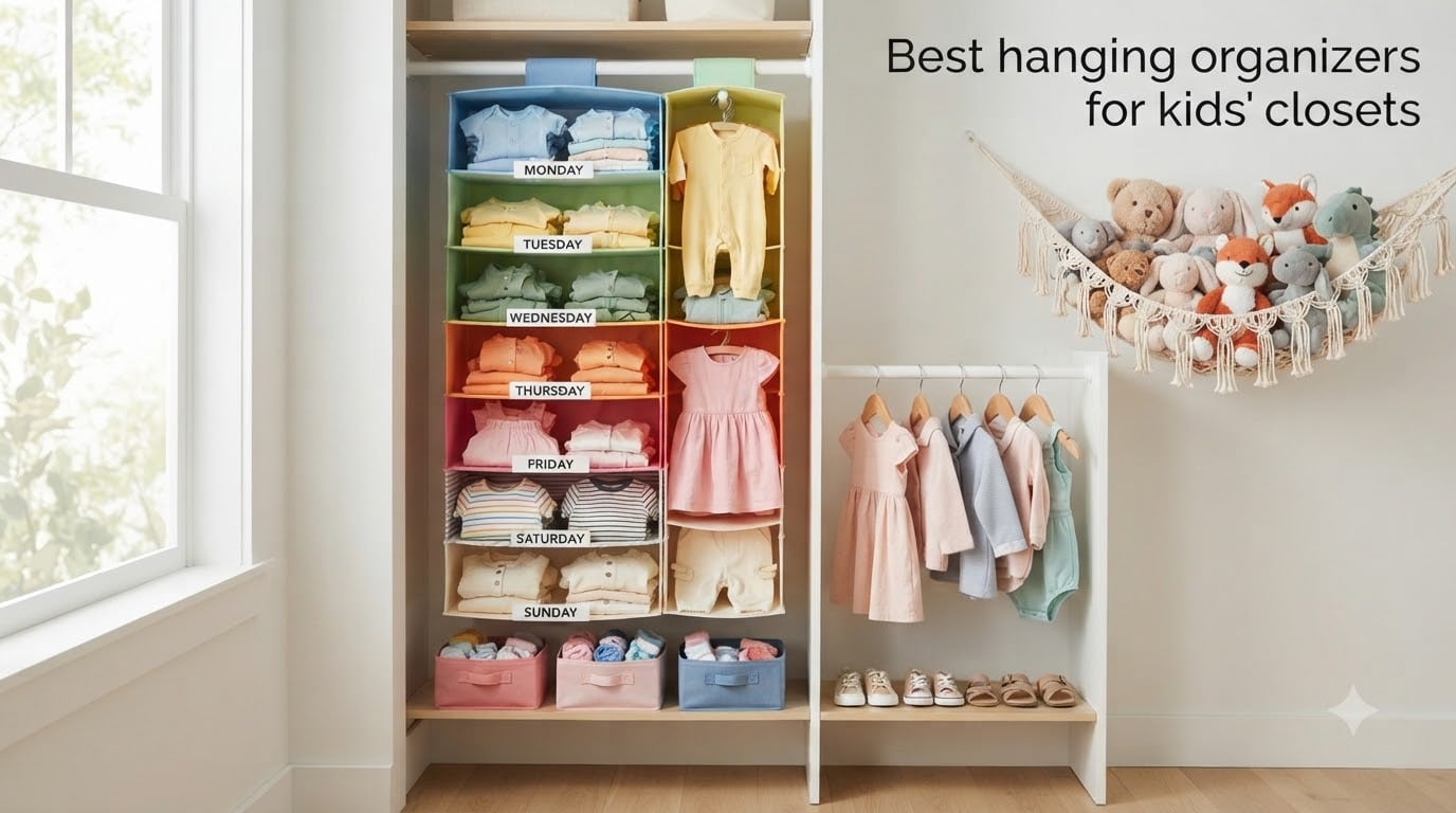 Best hanging organizers for kids' closets