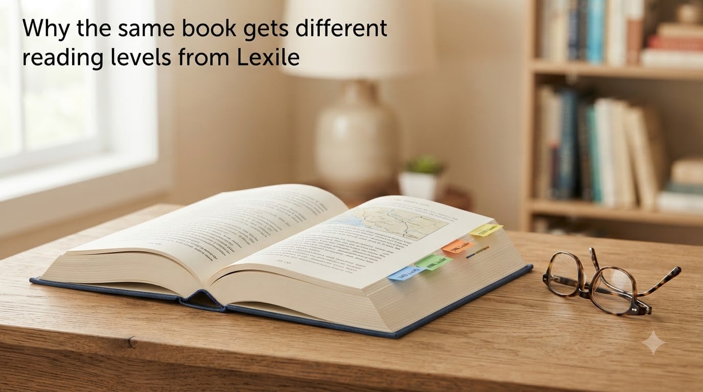 Why the same book gets different reading levels from Lexile