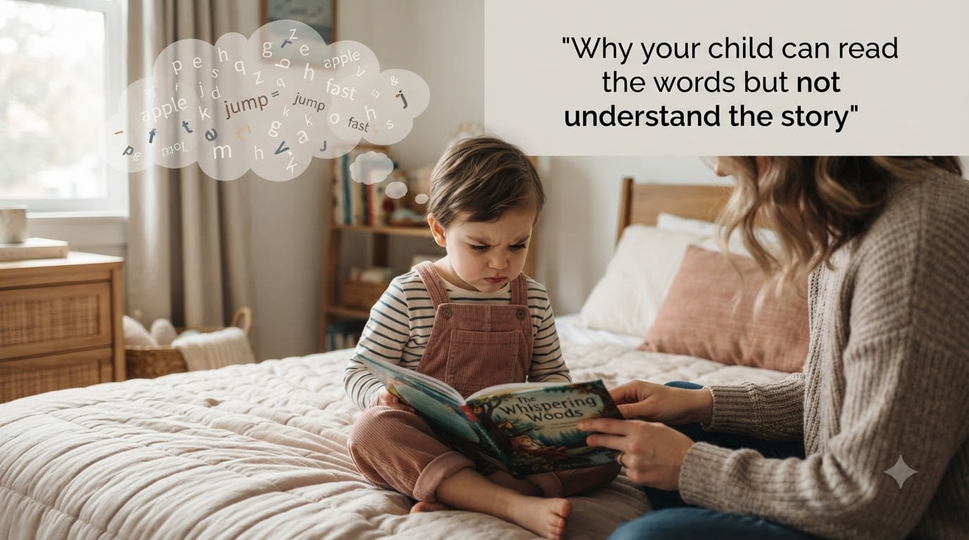 Why your child can read the words but not understand the story