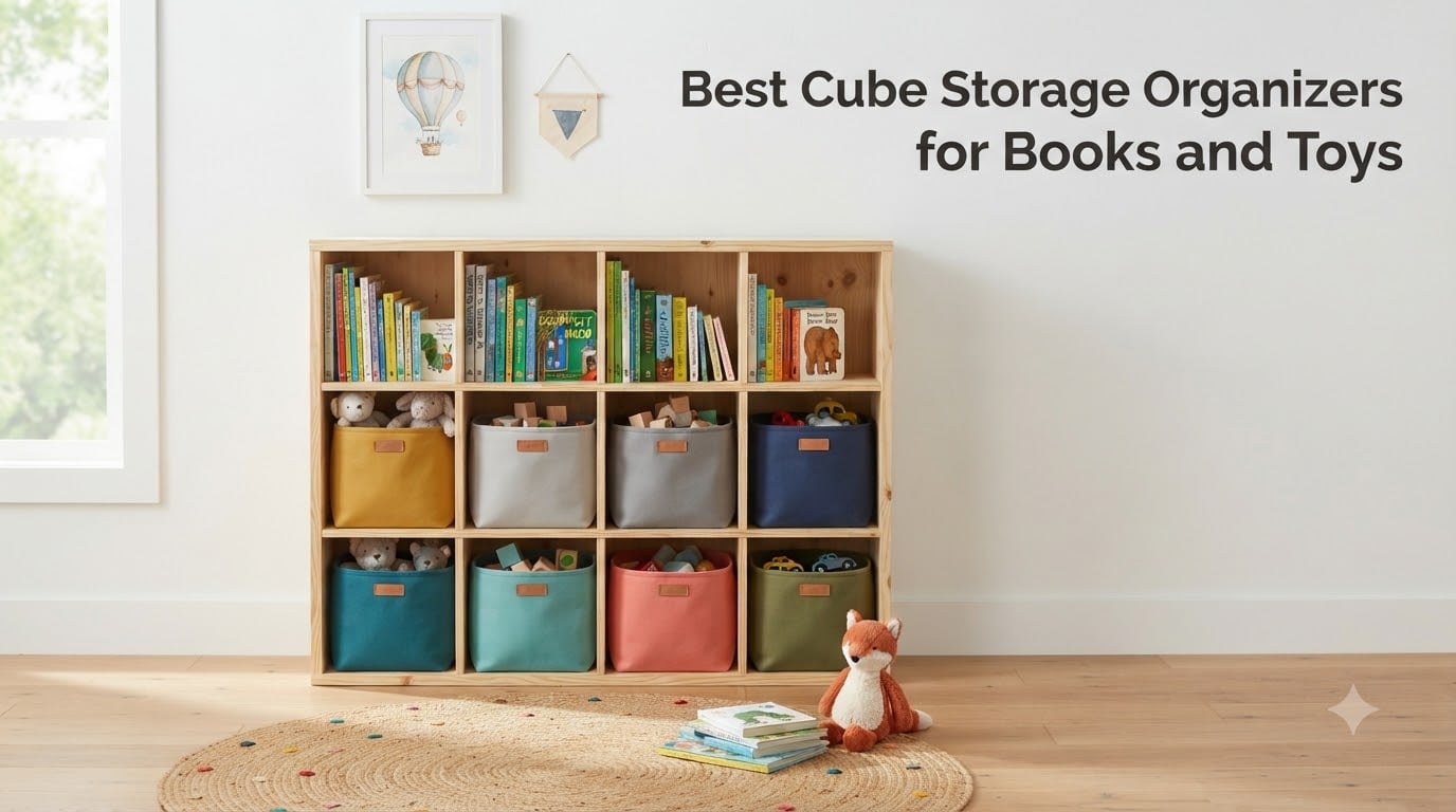 Best Cube Storage Organizers for Books and Toys