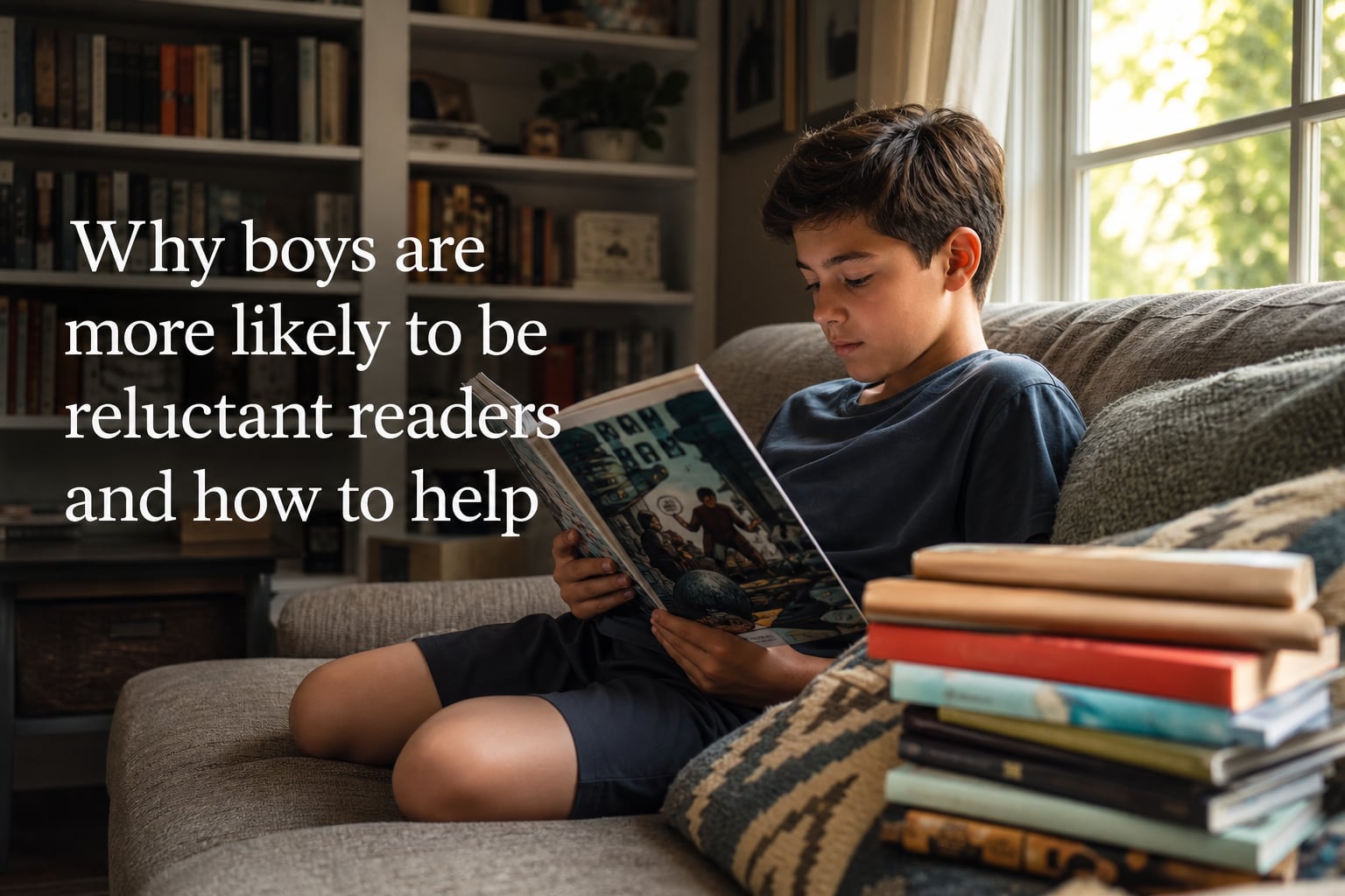 Why boys are more likely to be reluctant readers and how to help